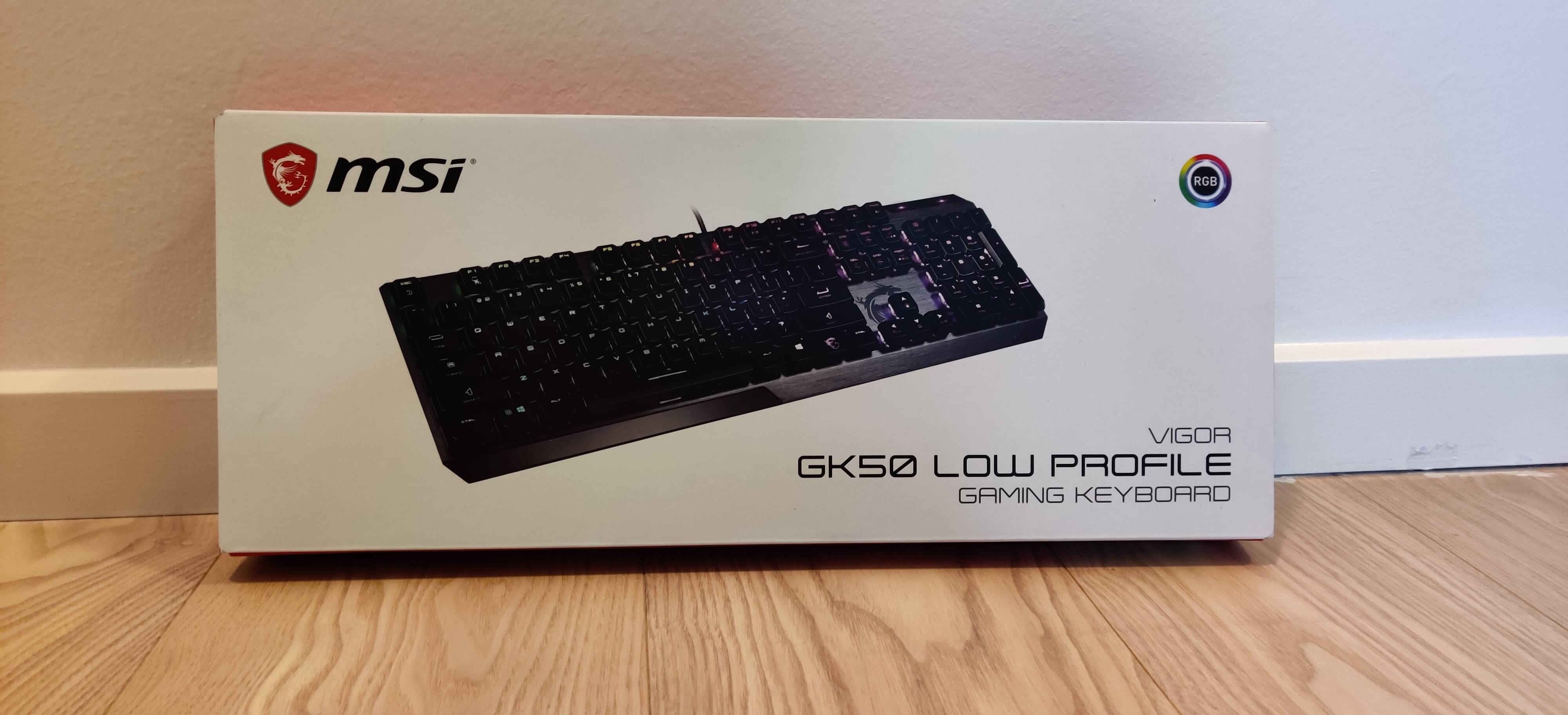Anmeldelse - MSI Gamer VIGOR Tastatur GK50