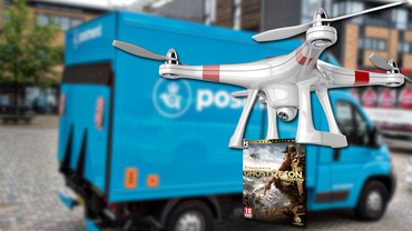 Få leveret dit næste spil af en drone