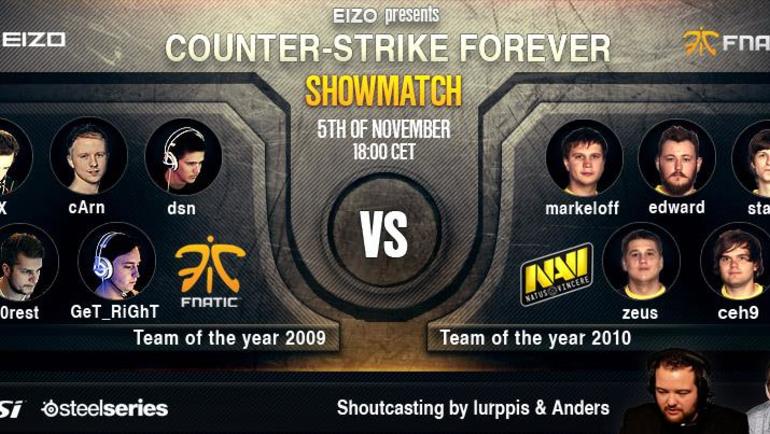 fnatic og NaVi i showmatch