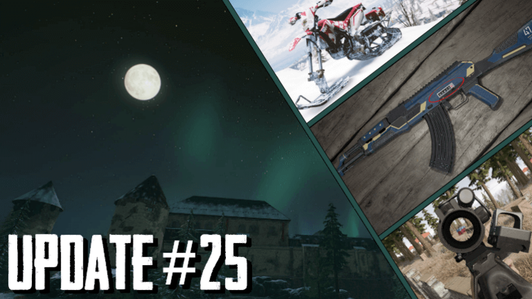 Snowbike, nyt scope og det første våben-skin med indbygget BattleStat - Update #25