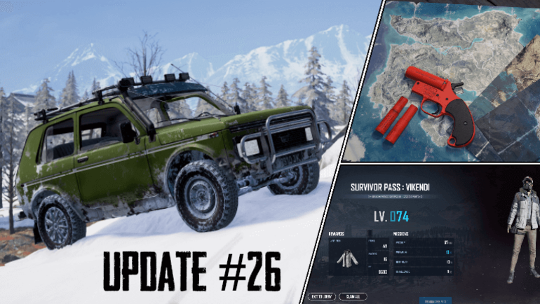 Nyt køretøj, flare gun, performance updates og en masse bugfixes - Update #26