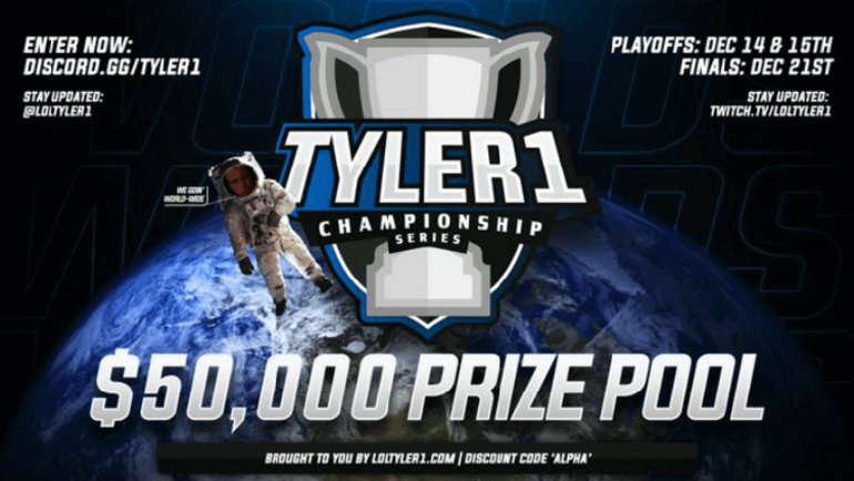 Tyler1 Championship Series 2019 kommer her i december!
