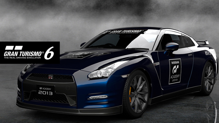 Gran Turismo 6 promotion med fart over feltet